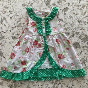 Sissymini rose dress sz 4T